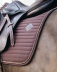 Kentucky Horsewear Saddle Pad Pearls Jumping Brown Edition