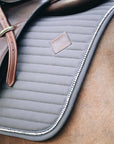 Kentucky Horsewear Saddle Pad Pearls Jumping Grey Edition