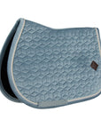 Kentucky Horsewear Saddle Pad Velvet Light Blue PONY