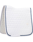 Kentucky Horsewear Glitter Rope Dressage Saddle Pad, White / Marine