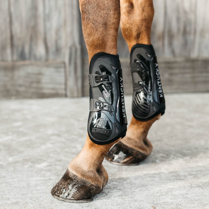 Kentucky Horsewear Bamboo Tendon Boots, Black