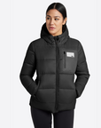 RG Nylon Quilted Hooded Puffer Jacket