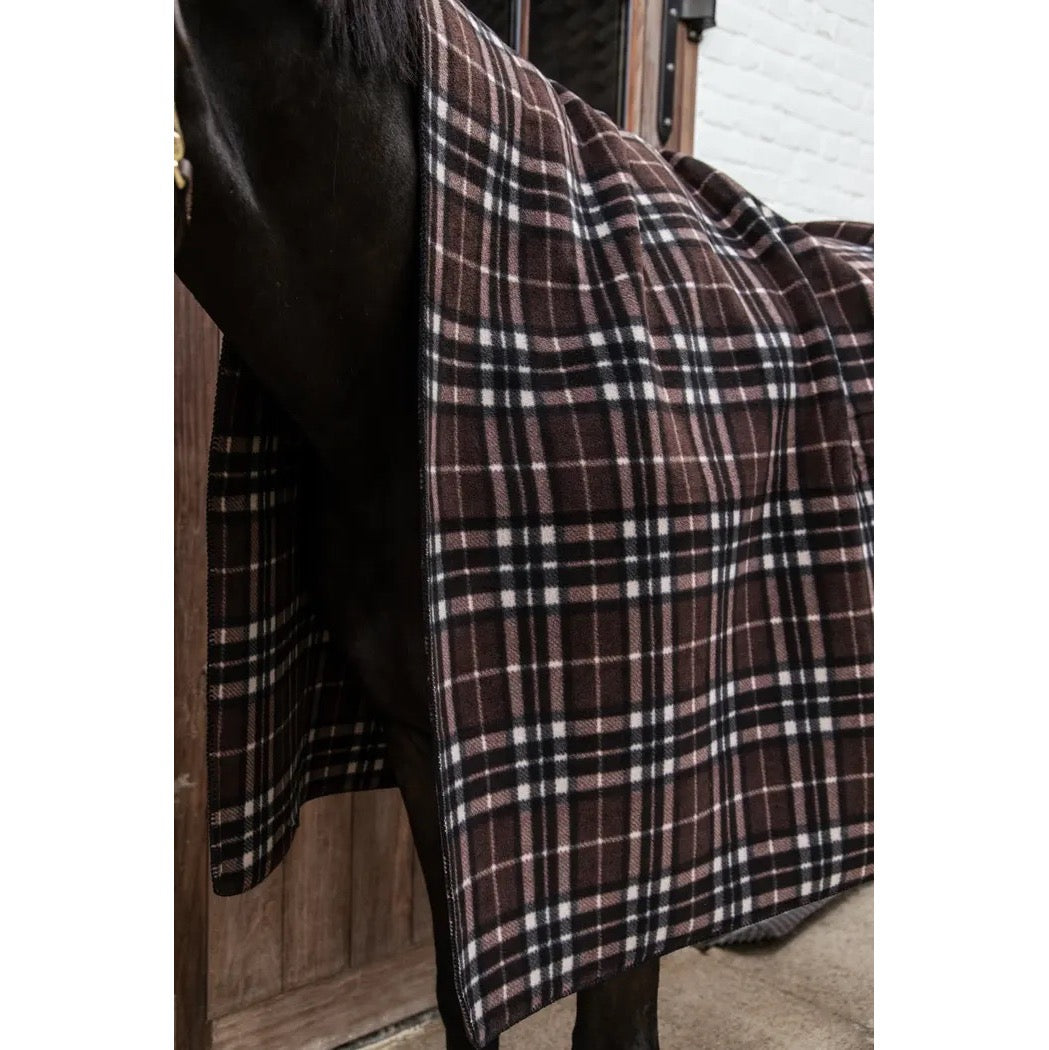 Kentucky Horsewear Heavy Fleece Rug Square, Check Printing