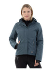 BR Equestrian Ladies Winter Coat Daniele, Dark Slate