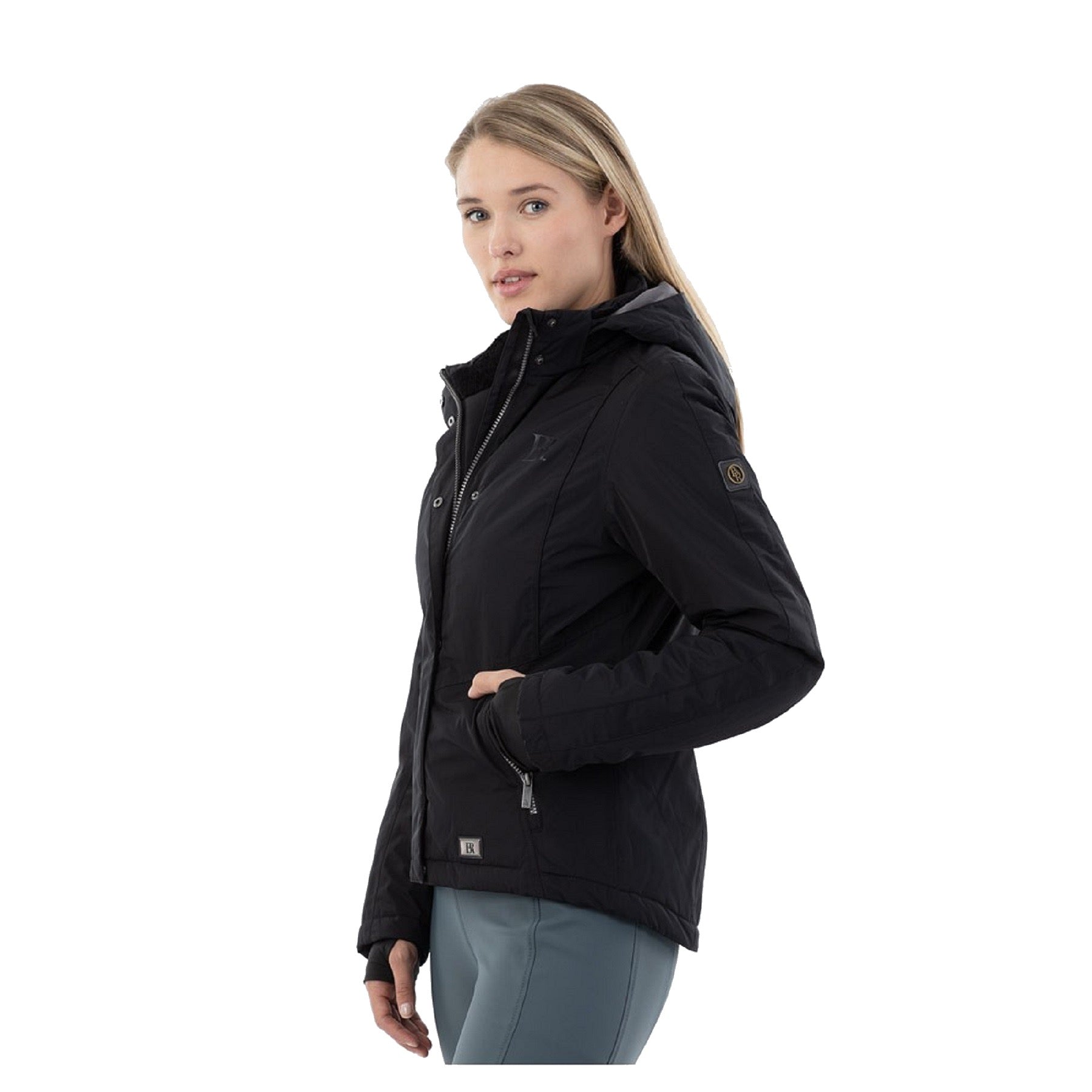 BR Equestrian Ladies Winter Coat Daniele, Meteorite