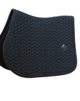 Kentucky Horsewear Show Jumping Saddle Pad with Metal Chain, Black