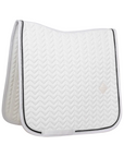 Kentucky Horsewear Dressage Saddle Pad with Metal Chain, White