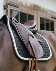 Kentucky Horsewear Dressage Saddle Pad with Plaited Cord, Black