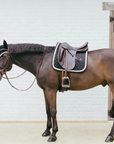 Kentucky Horsewear Dressage Saddle Pad with Plaited Cord, Black