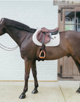 Kentucky Horsewear Dressage Saddle Pad with Plaited Cord, Beige