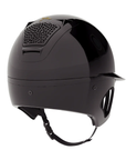Freejump Voronoï Wide Brim Helmet with Temporal, Black Glossy