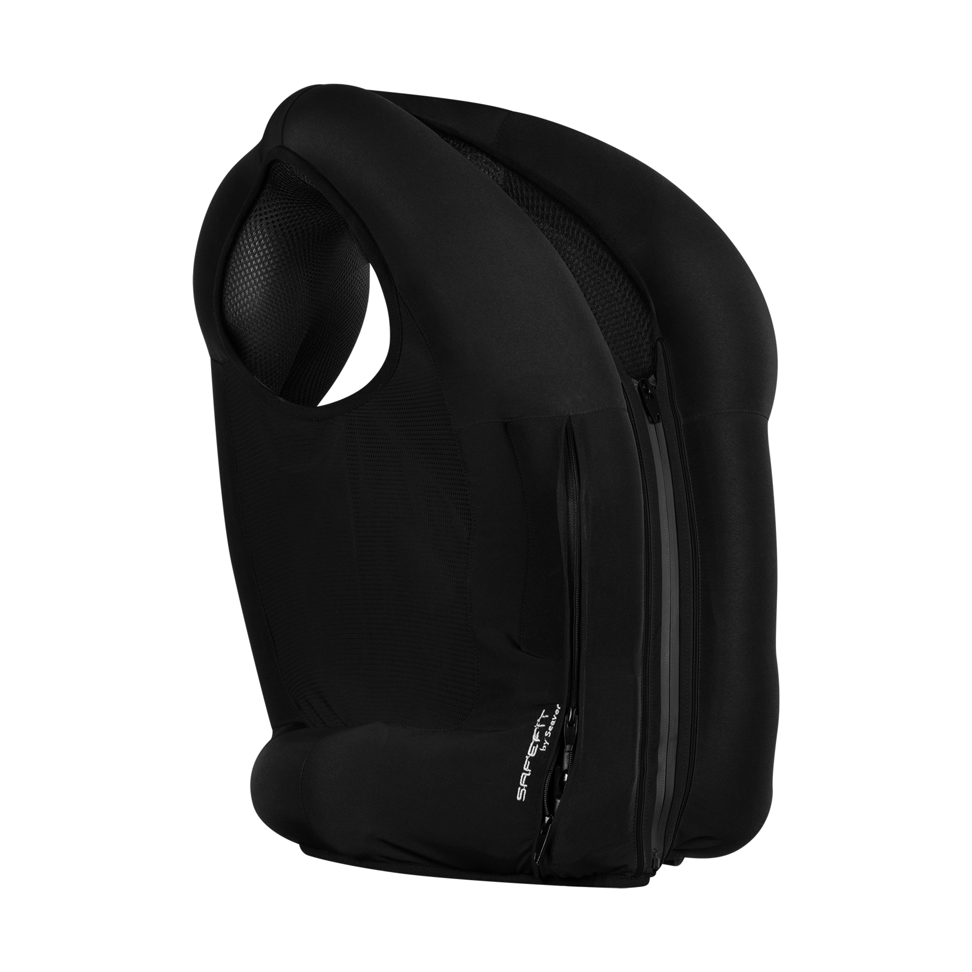 Seaver Safe Fit Airbag Vest, Black