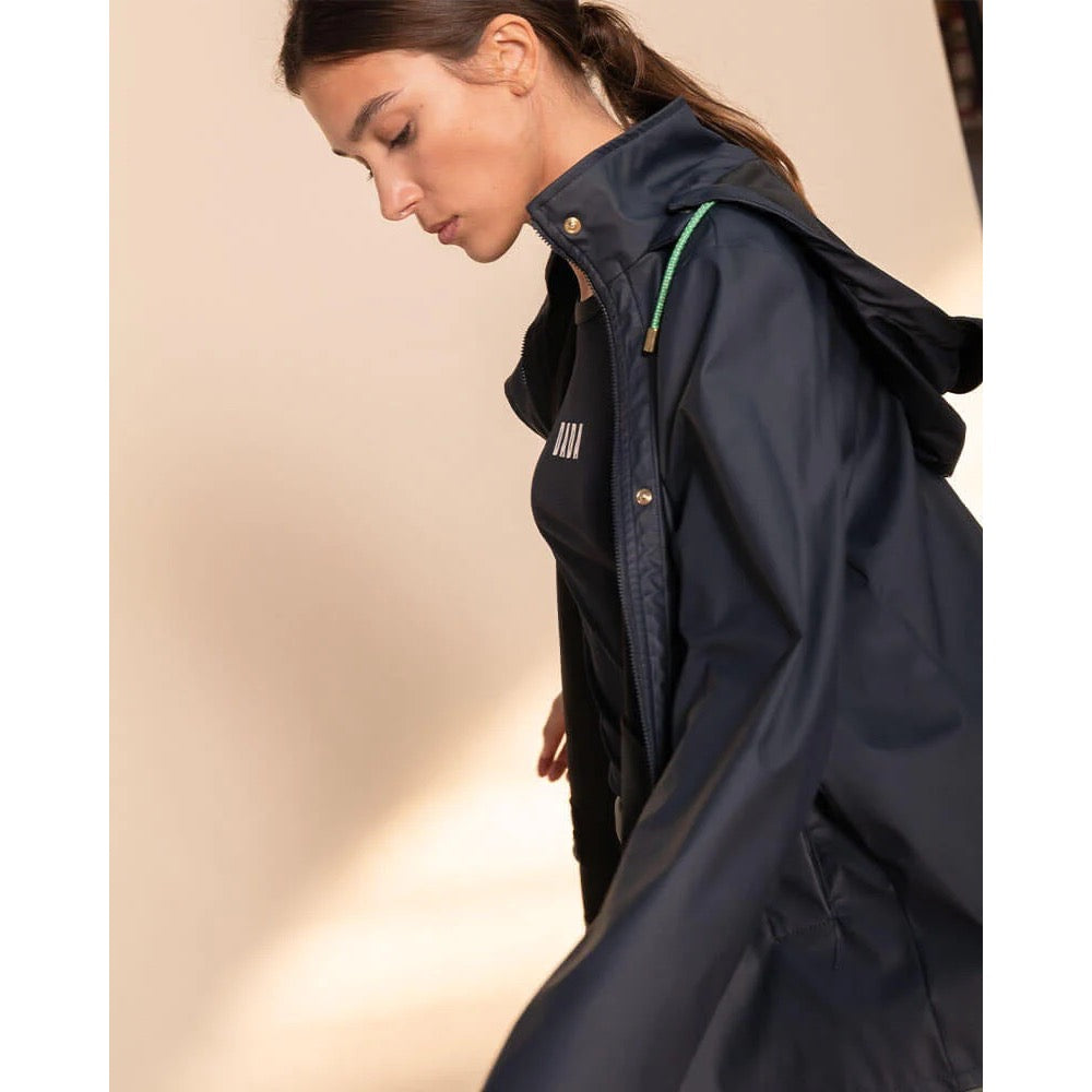 Dada Sport Tempo Ladies Rain Coat Airbag Compatible, Marine