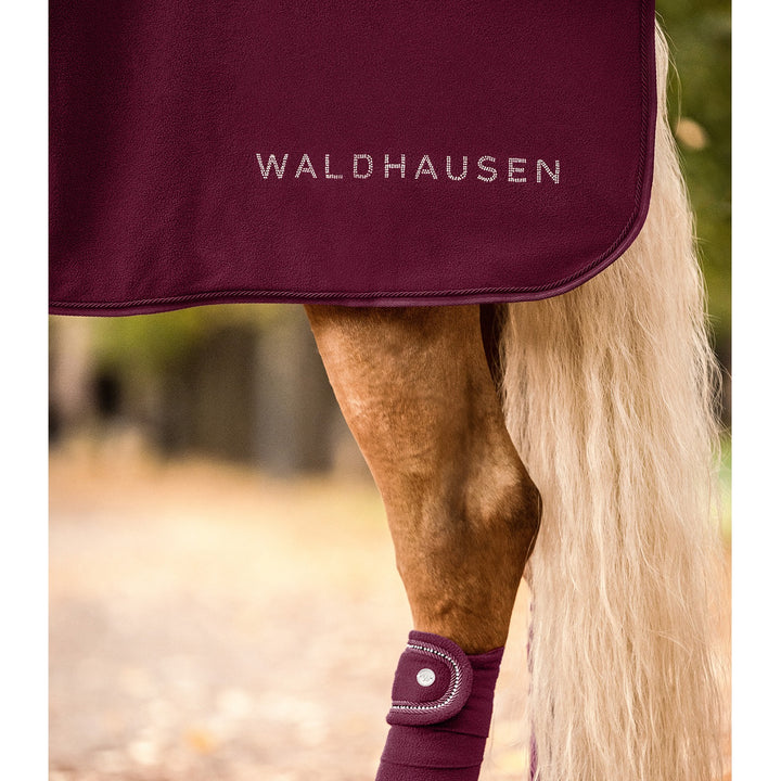 Waldhausen Nepal Fleece Rug, Burgundy Red