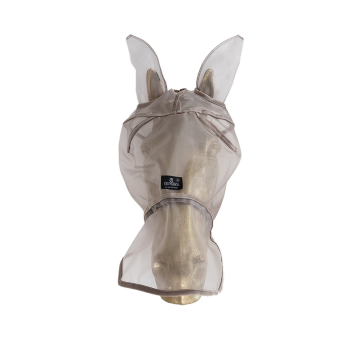 Kentucky Horsewear Fly Mask Classic with Ears and Nose, Beige