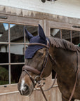 Kentucky Horsewear Fly Veil Wellington Wave, Navy