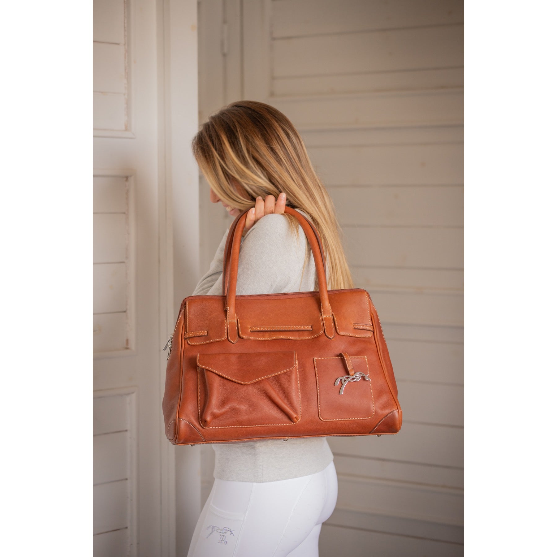 Penelope Large Maëlys Bag - Brandy/Cognac