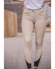 Penelope Ladies New Rocky Knee Grip Breeches, Beige