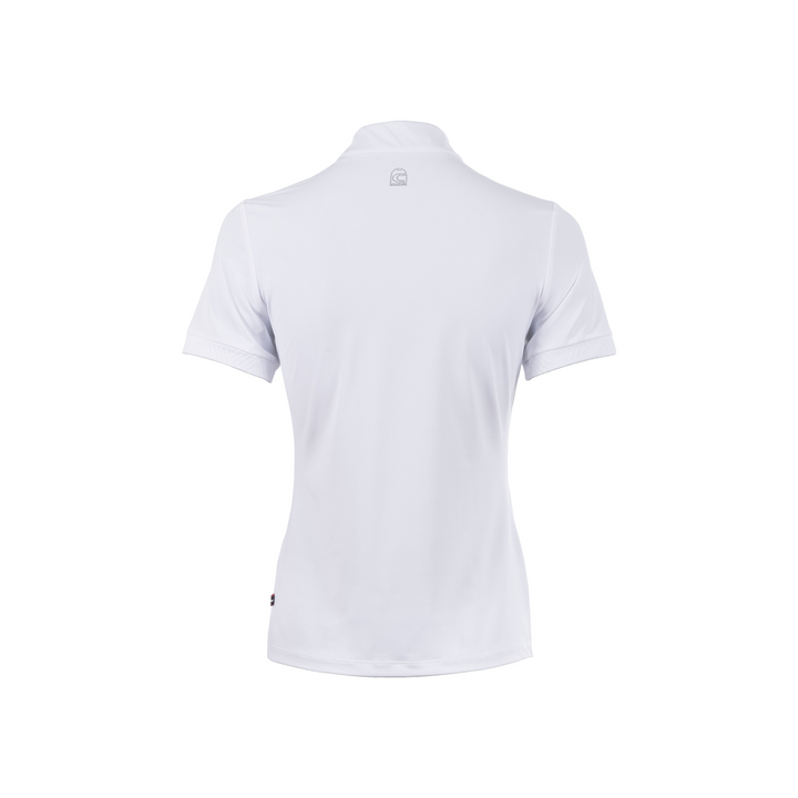 Cavallo Ladies Short Sleeve Competition Shirt, White