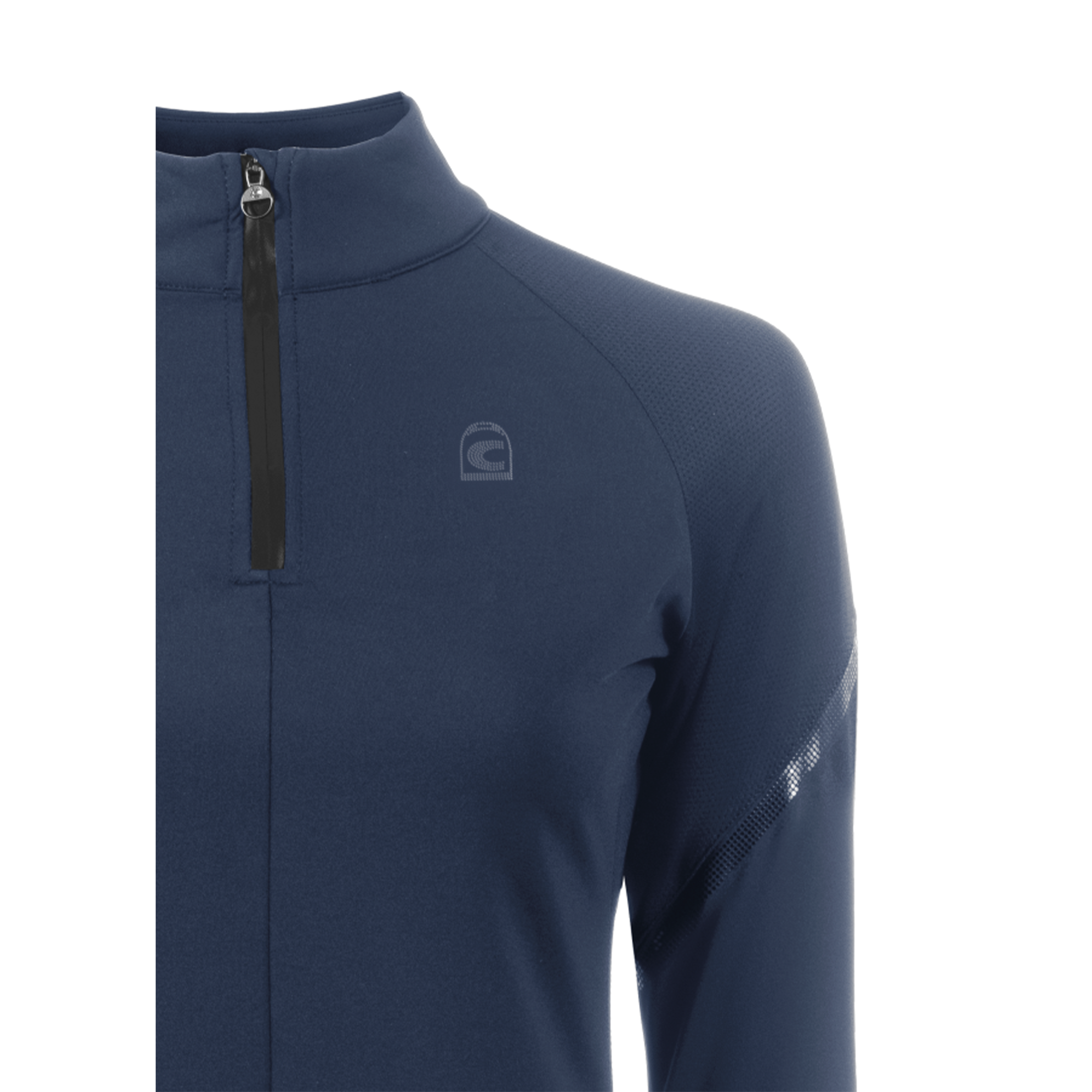 Cavallo CavalMILLA Ladies 1/2 Zip Long Sleeve Training Shirt, Night Blue