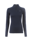 Cavallo CavalMADINA Ladies Long Sleeve Merino Wool Top, Dark Blue