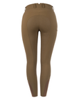 Cavallo CavalCARRIE Ladies Mid Rise Full Grip Breeches, Dark Caramel