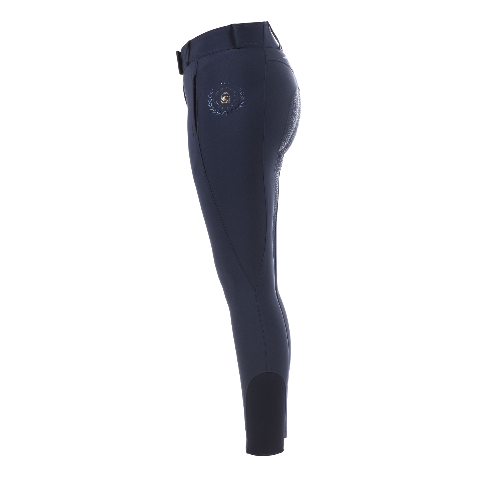 Cavallo CavalCARRIE Ladies Mid Rise Full Grip Breeches, Night Shadow