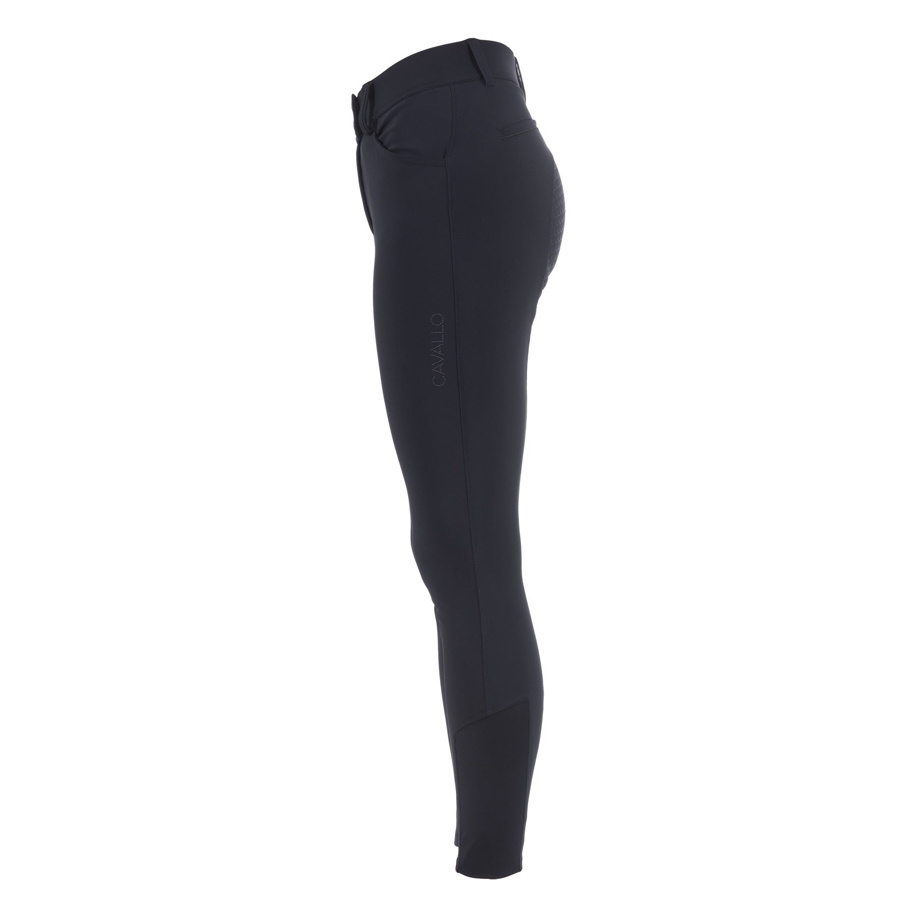 Cavallo Cheyenne Ladies Normal Rise Full Grip Breeches, Dark Blue