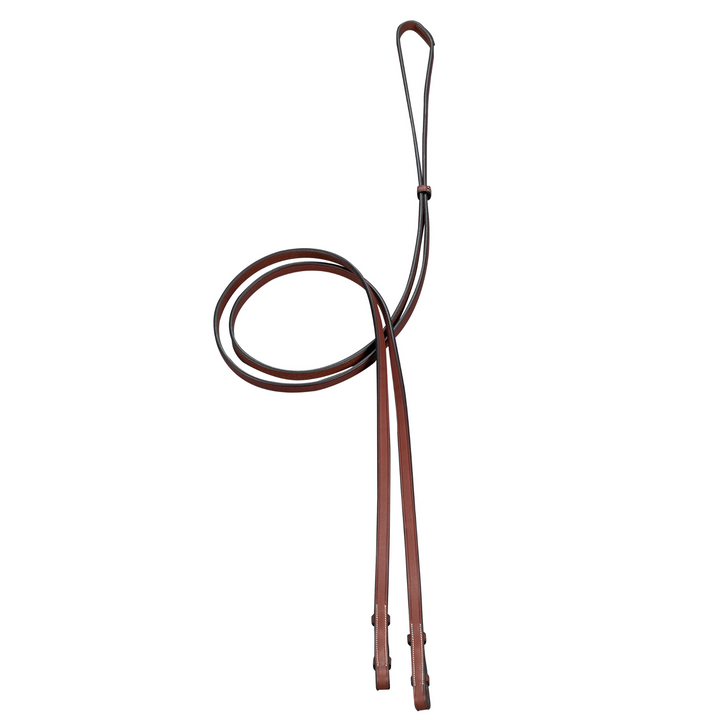 ADT Tack Plain Curb Reins 1/2", Brown