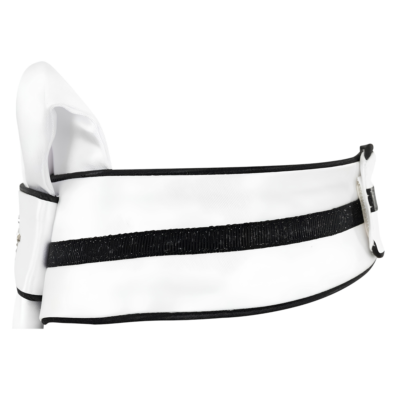ANKY® Stock Tie Stone-DeLuxe, White/Black