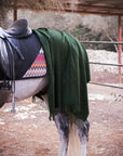 L'Evoine Alpaca Plaid Blanket for Horse & Rider