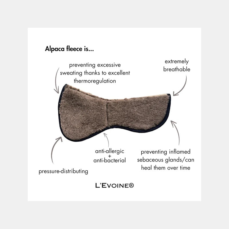 L&#39;Evoine Alpaca Half Pad Dressage