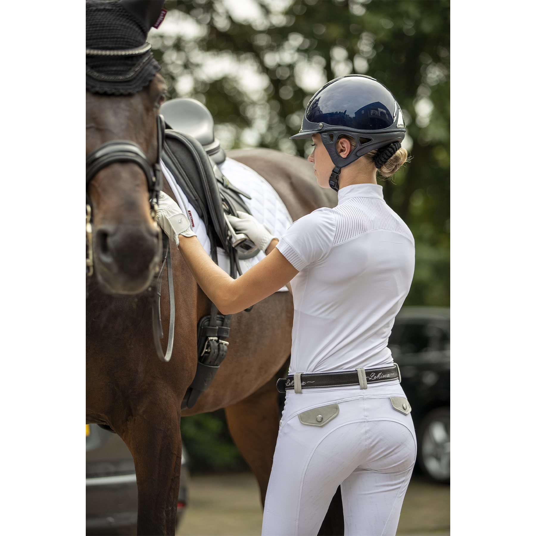 LeMieux Amara II Ladies Full Seat Breeches, White