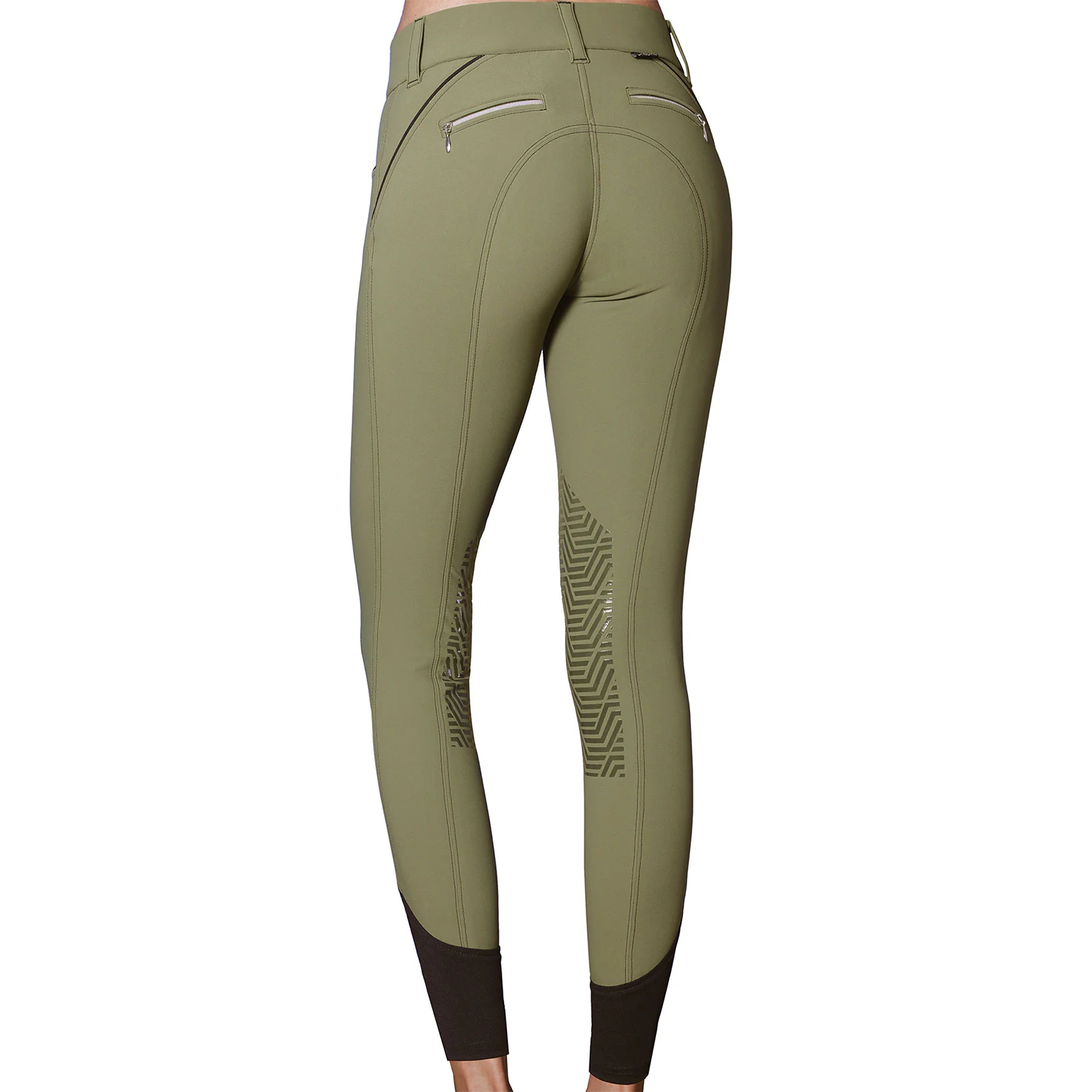 Ghodho Aubrie Pro Meryl Ladies Knee Patch Breeches, Olive