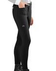 EGO7 Jumping EJ Normal Waist Knee Grip Breeches, Black