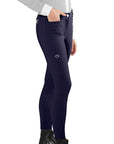 EGO7 Jumping EJ Normal Waist Knee Grip Breeches, Navy Blue