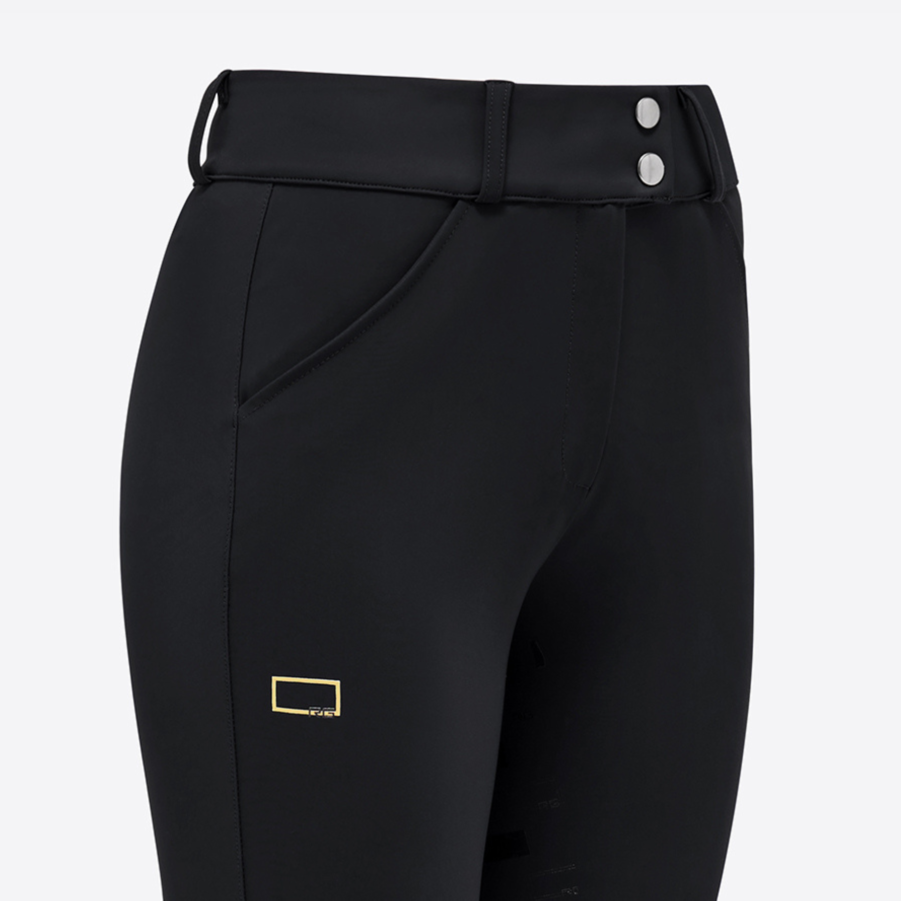 RG Ladies High Waist Full Grip Breeches, Black