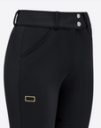 RG Ladies High Waist Full Grip Breeches, Black