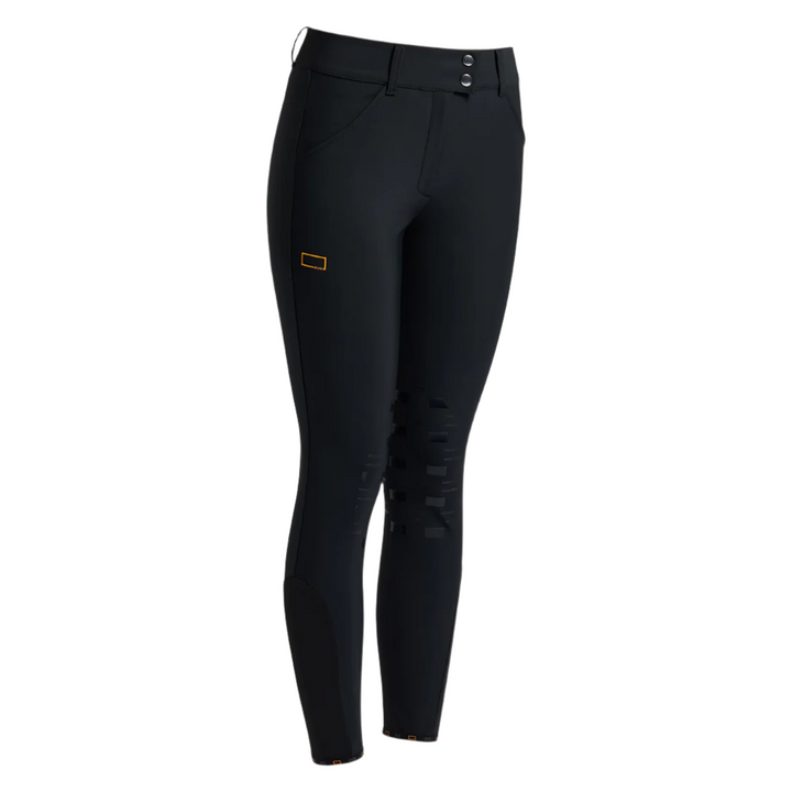 RG Ladies High Waist Knee Grip Breeches, Black