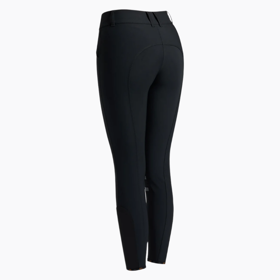 RG Ladies High Waist Knee Grip Breeches, Black