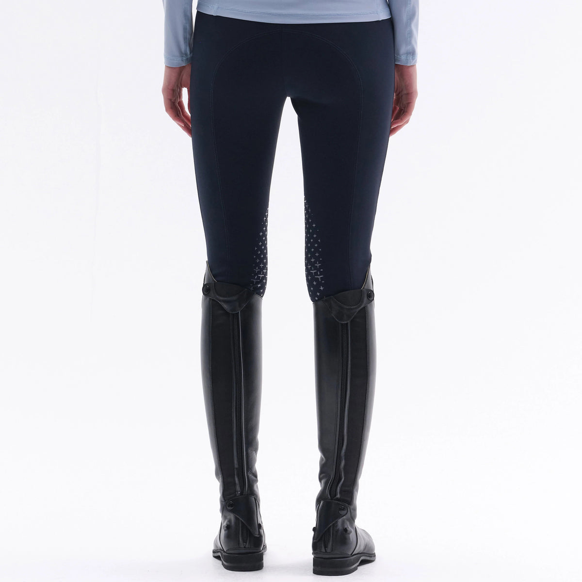 Trolle Athl High Waist Knee Grip Ladies Breeches, Navy