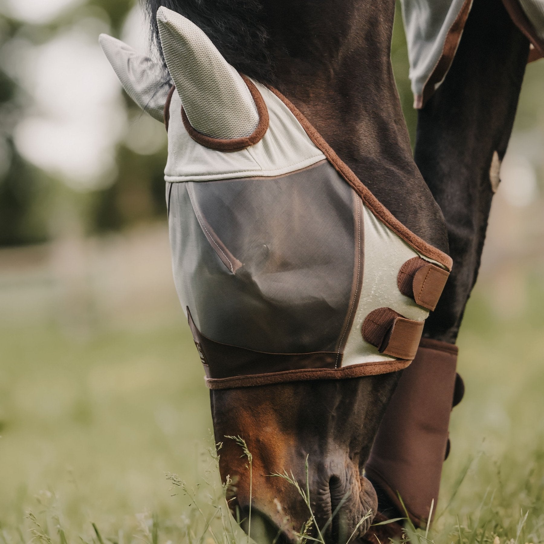 Kentucky Horsewear Fly Mask Classic, Silver