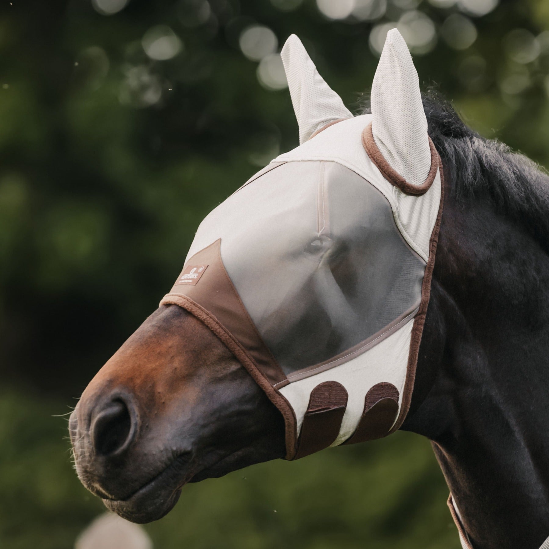 Kentucky Horsewear Fly Mask Classic, Silver