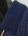 Back on Track Quick Cooler Sweat Blanket, Navy