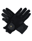 Sixteen Cypress Riding Gloves, Black Mesh