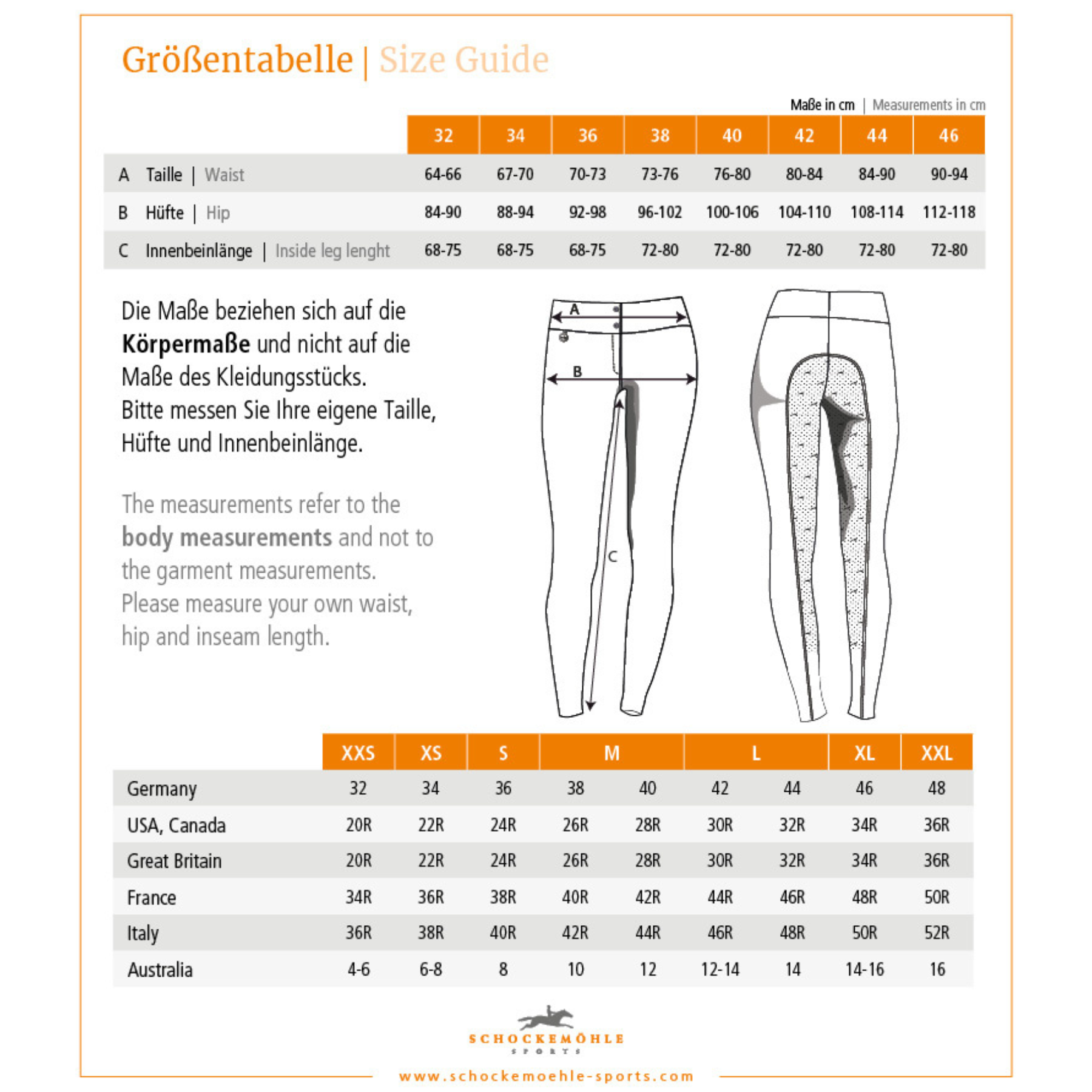 Schockemohle Darleen Ladies Knee Grip Breeches, Dark Blue