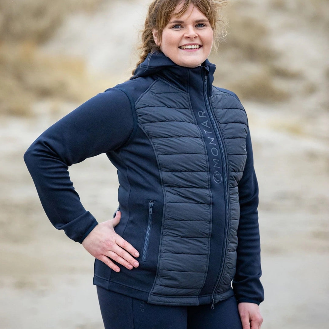 Montar CURVE Emma Quilted Softshell Jacket, Navy