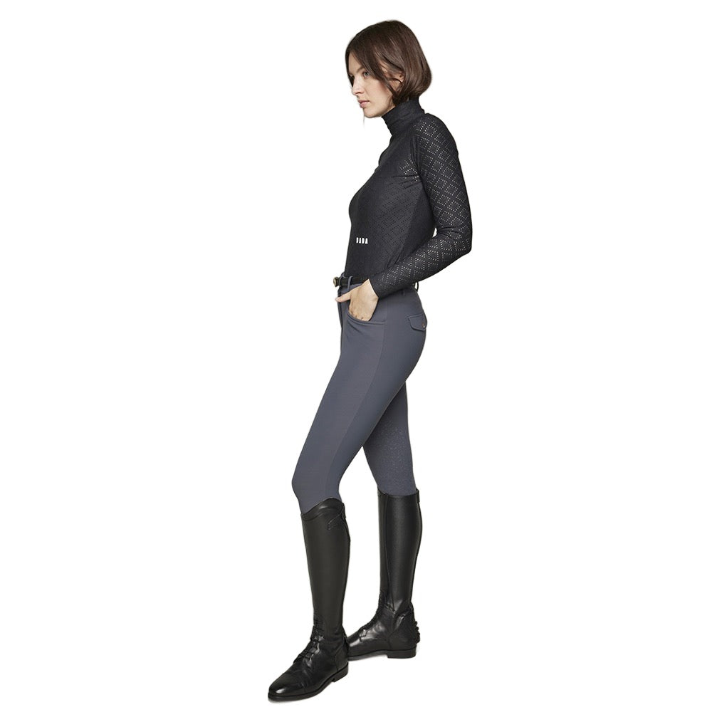 Dada Sport Calder Ladies Long Sleeve Riding T-Shirt, Black