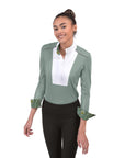 Chestnut Bay Sky Cool Liberty Ladies Show Shirt, Sage