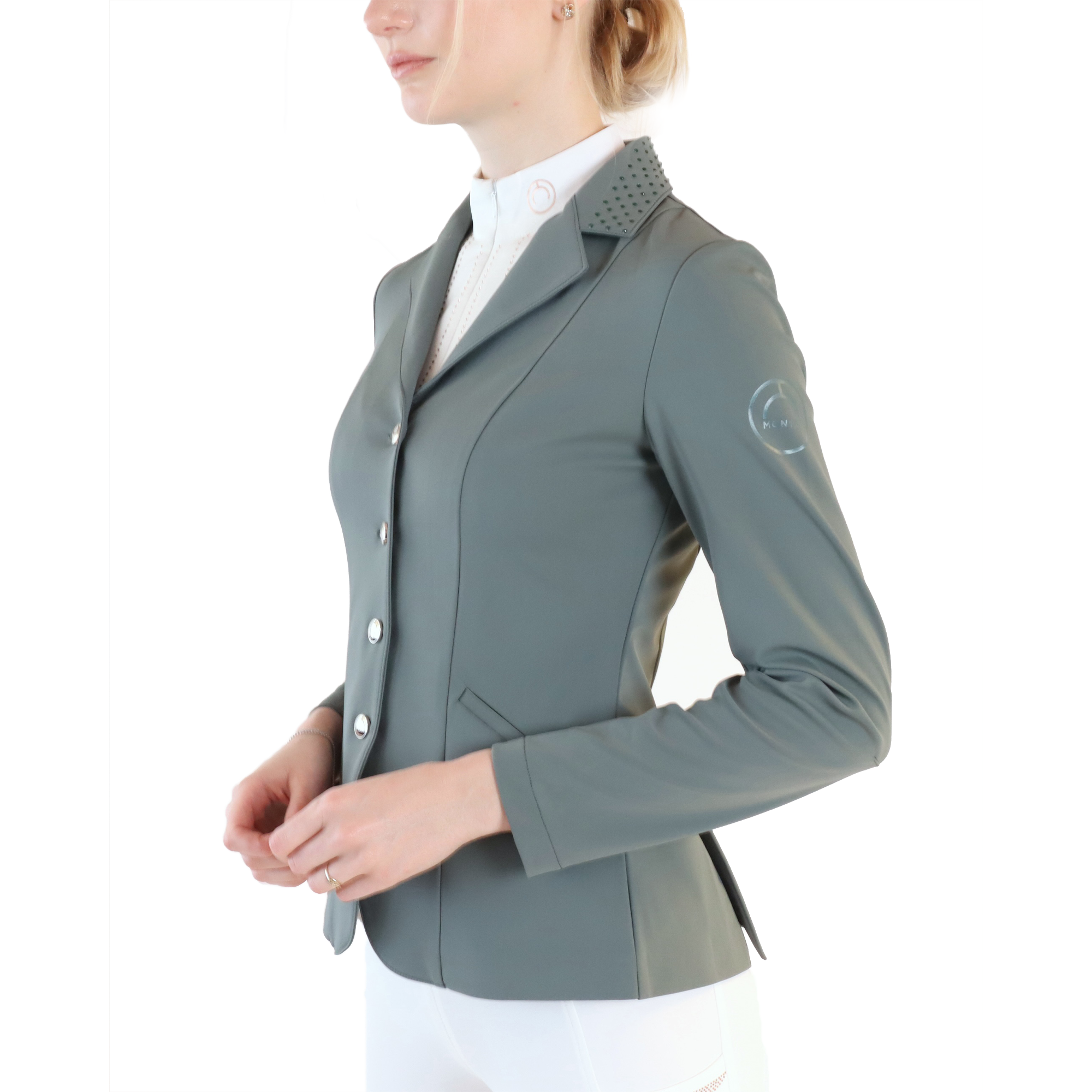 Montar Bonnie Ladies Show Coat, Jade